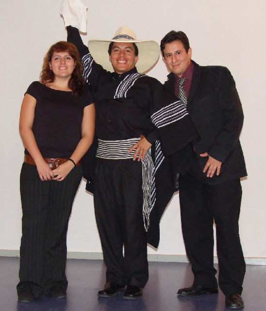 Valeria Arroyo, Renato Tejada y Marshall Montero